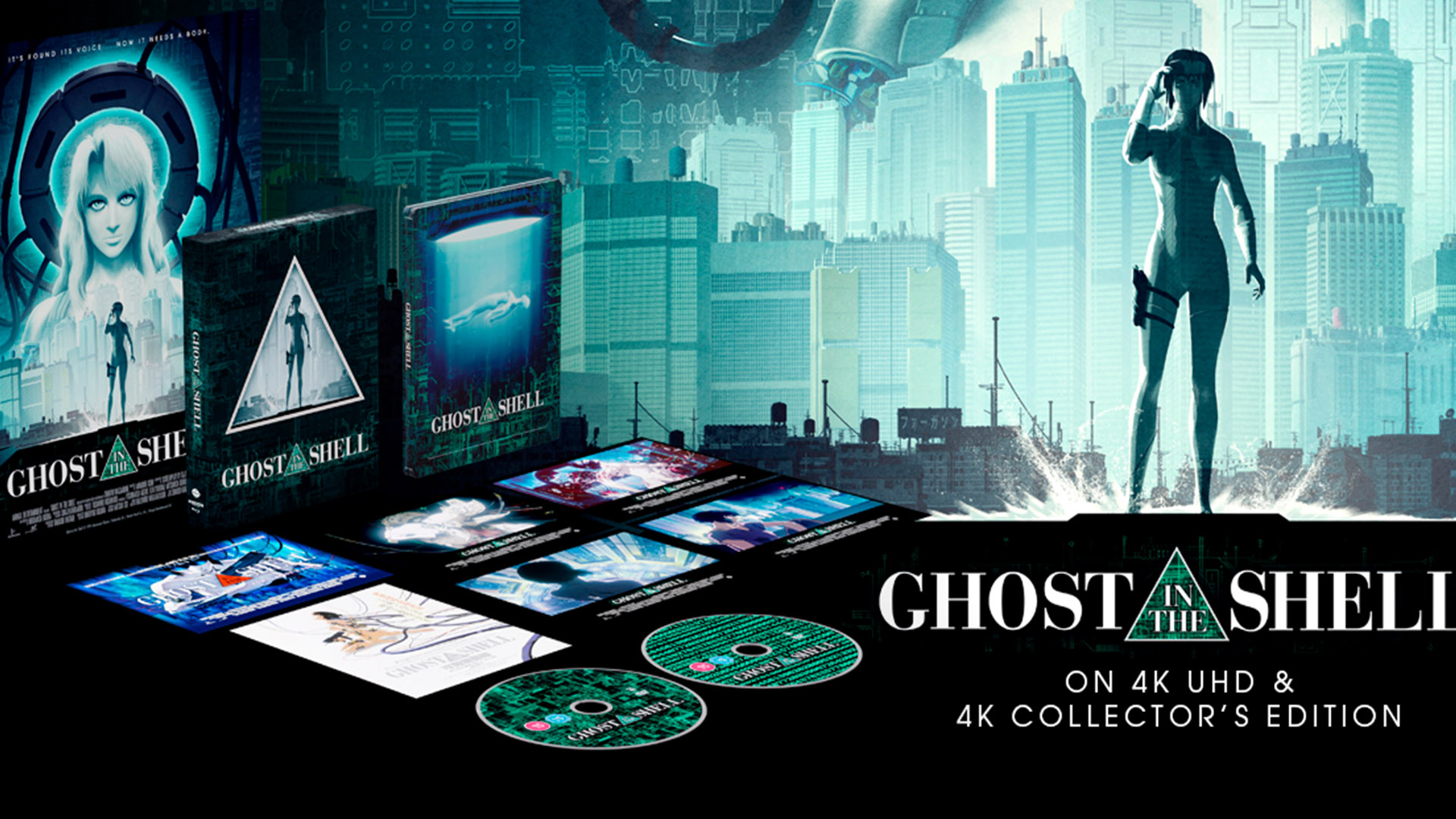 Ghost in the Shell 4K UHD Blu-ray Collectors Edition Release in June