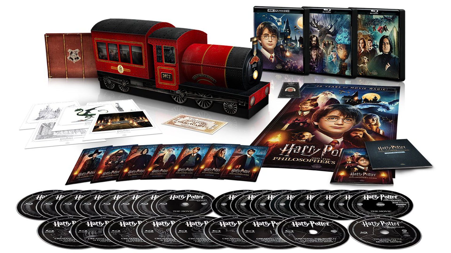 Own Harry Potter 20th Anniversary 8-Film Collection in 4K + Blu-ray!