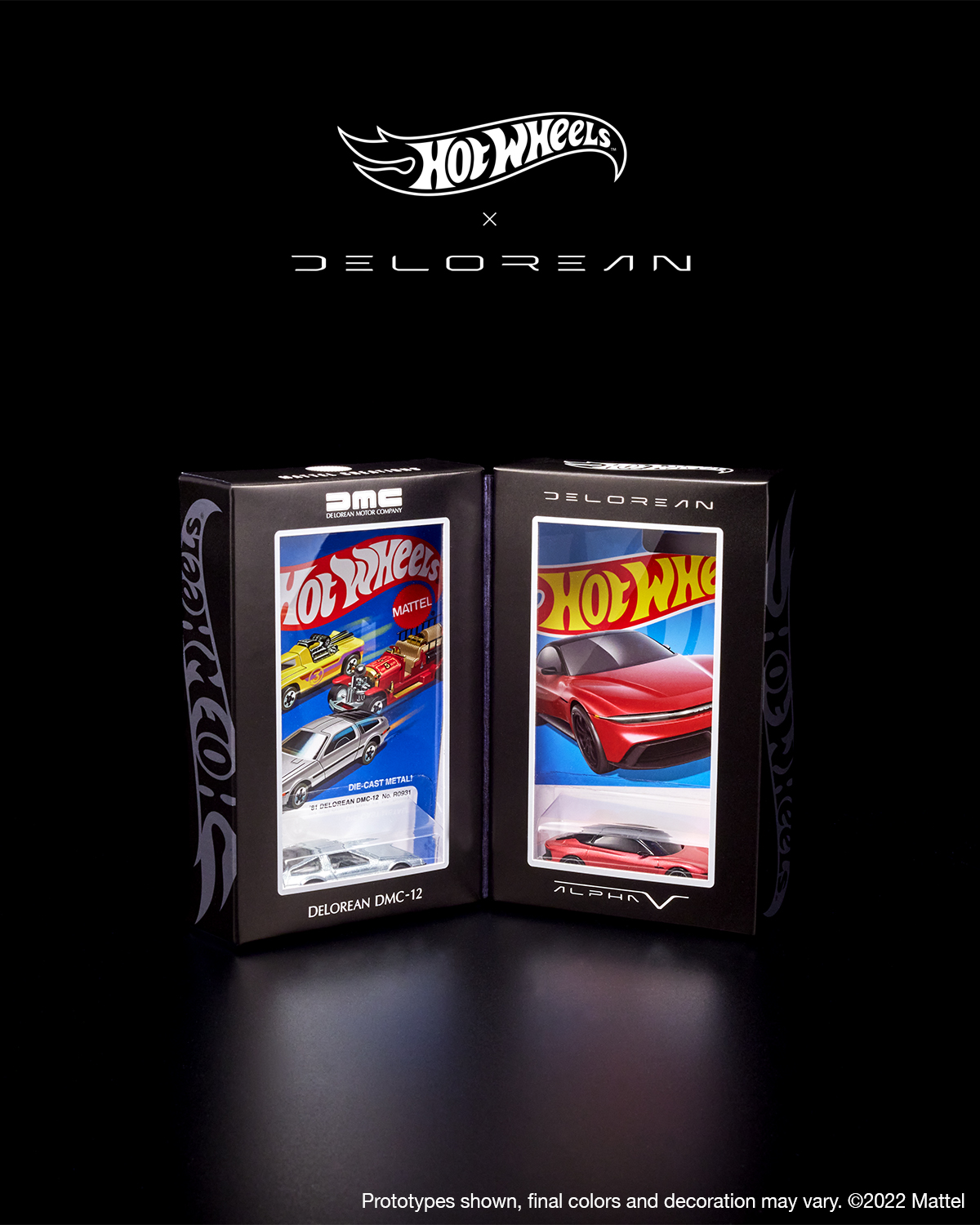 Hot Wheels x DeLorean DMC-12 & Alpha5 Collector Set Coming Soon ...